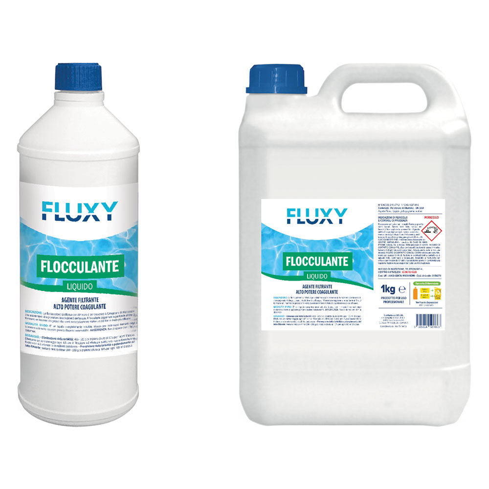 Flocculante liquido kg. 1 – flacone Fluxy