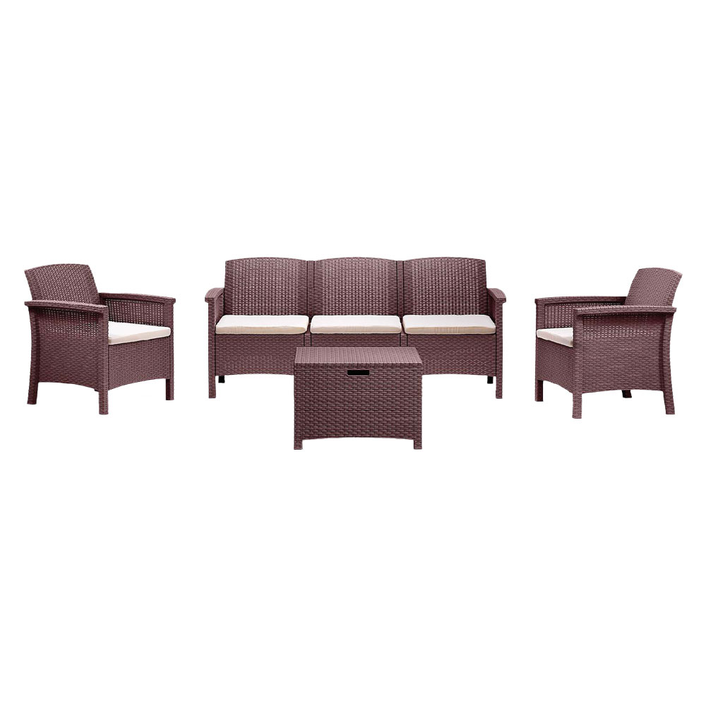 Set da giardino polipropilene ‘venezia iii’ bianco Bica