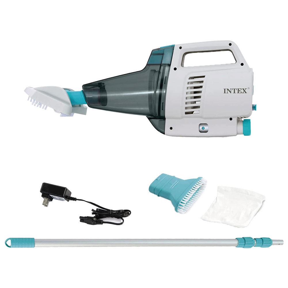 Aspiratore ricaricabile per pulizia piscine 8v 4ah – 20 watt Intex