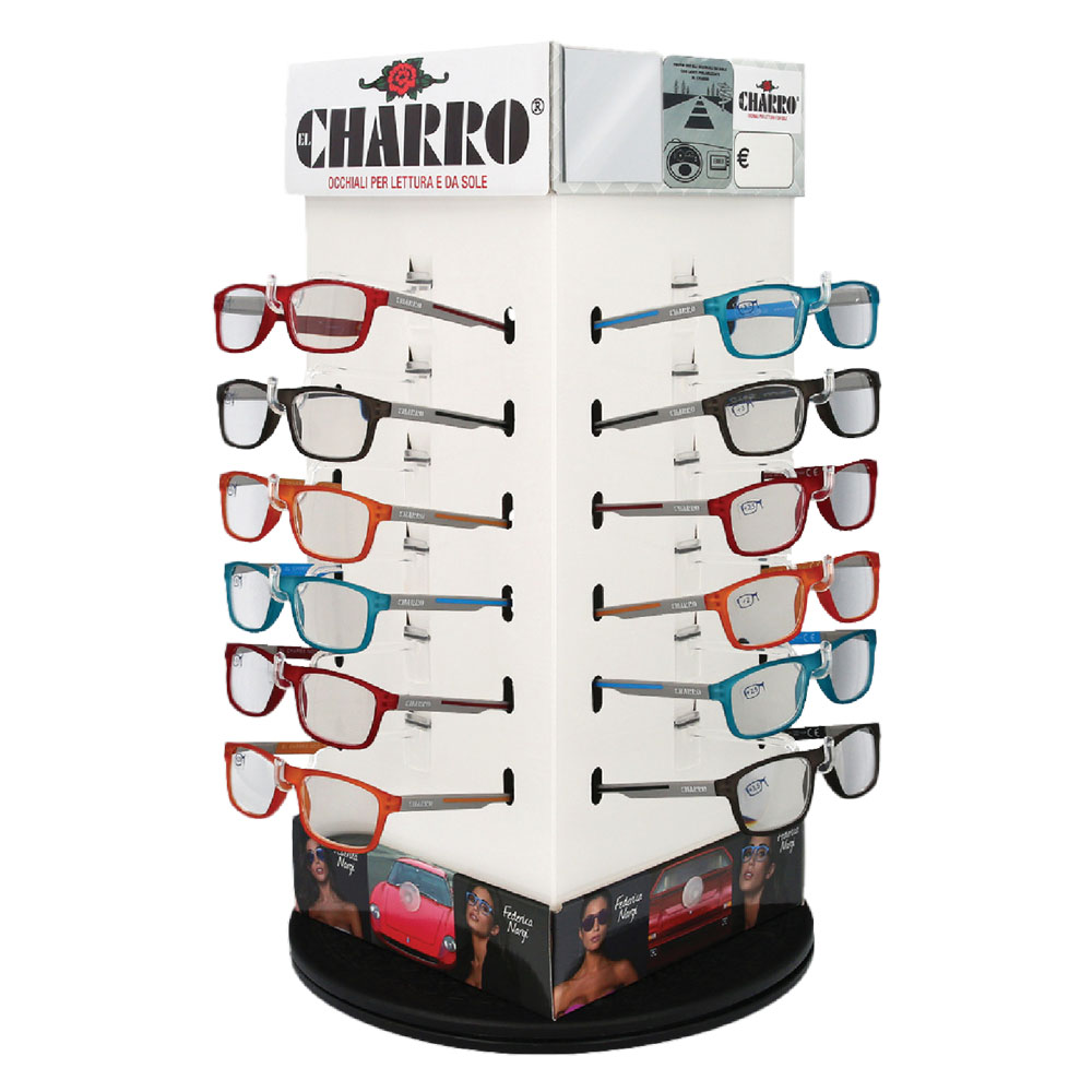 Espositore occhiali premontati per lettura ‘colorado’ 24 pezzi El charro