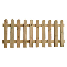 Steccato in legno 'lamelle' cm. 180 x h.100 - 11 lamelle 15 x 85 mm Senza marca