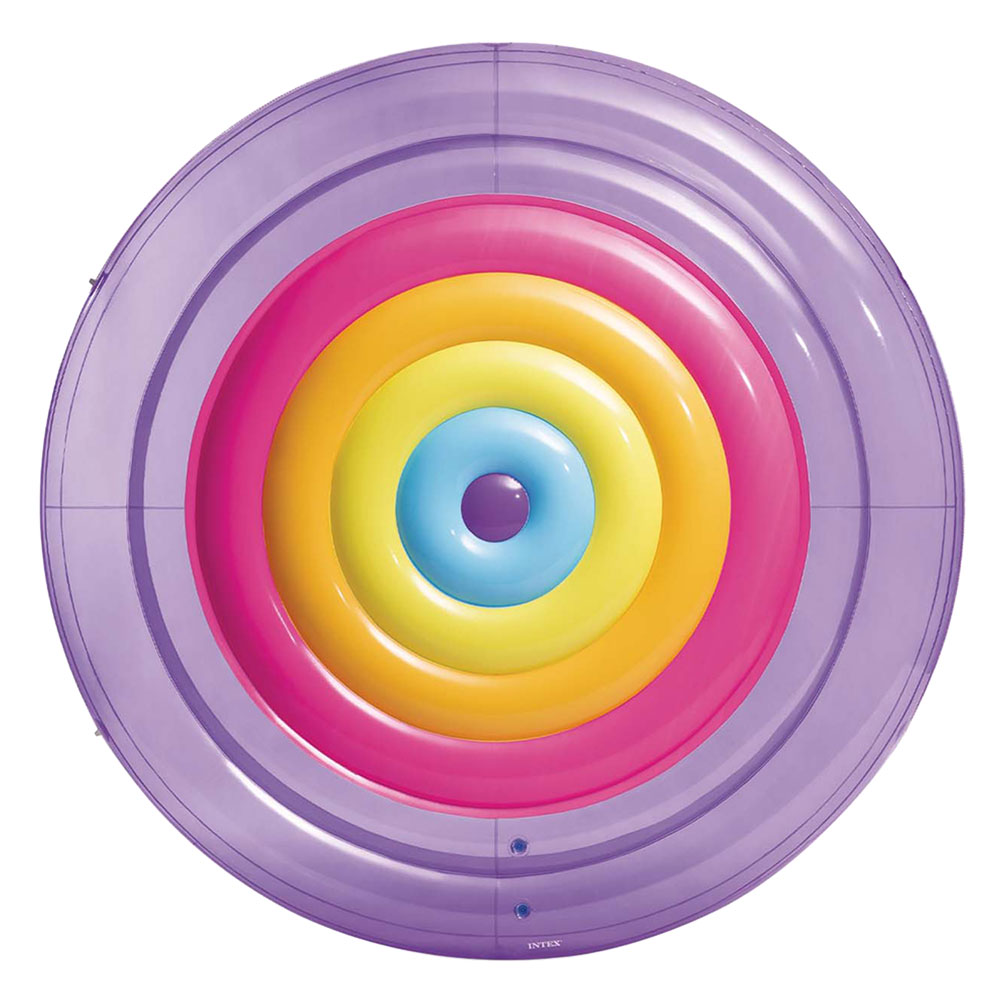 Materassino gonfiabile isola ‘rainbow fiesta island’ cm 201 x  24 Intex