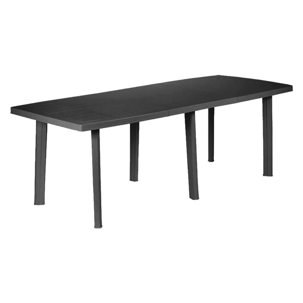 Tavolo in polipropilene allungabile ‘trio’ antracite Ipaeprogarden
