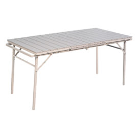 Tavolo in acciaio / polipropilene allungabile 'saros' beige Lif