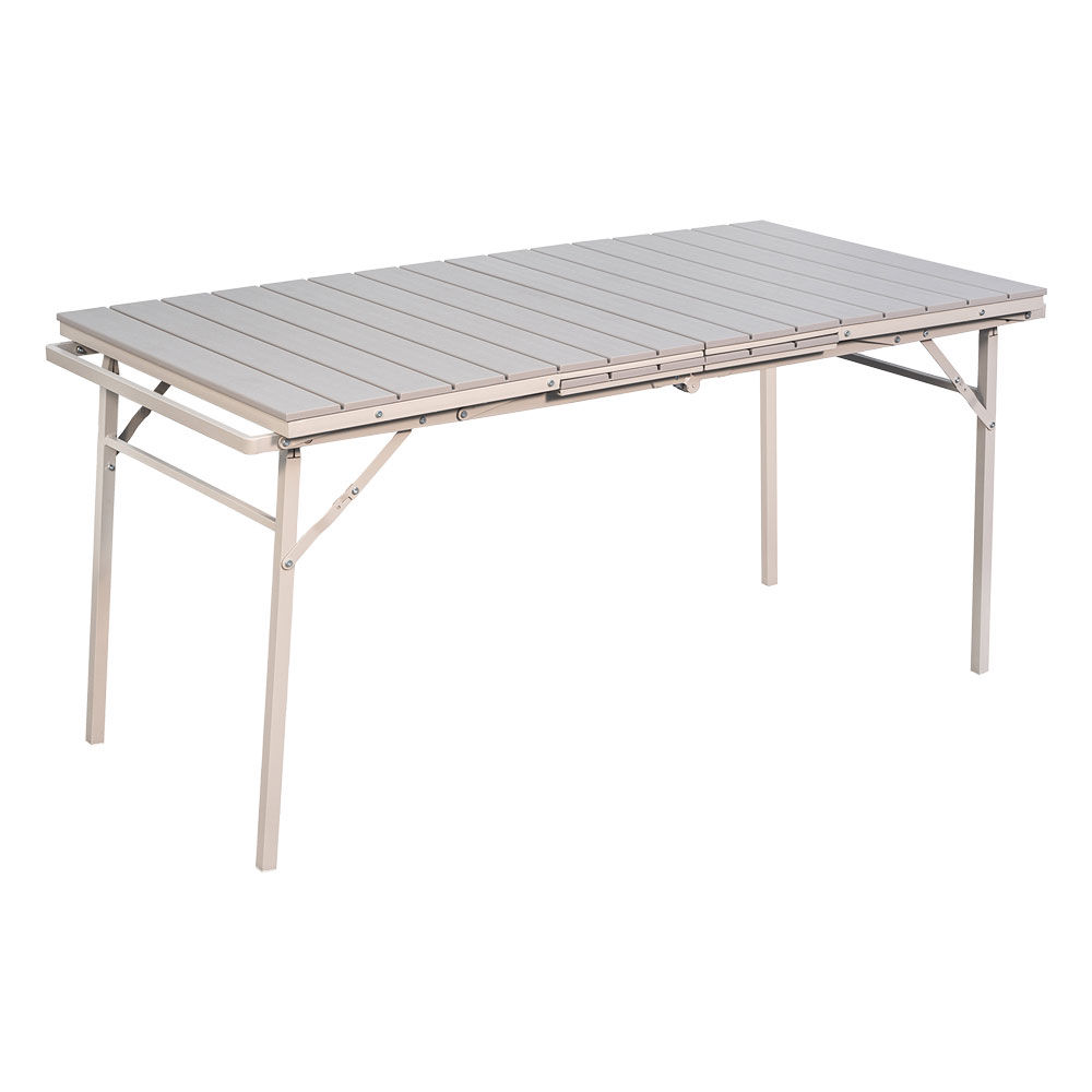 Tavolo in acciaio / polipropilene allungabile ‘saros’ beige Lif