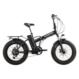 Bicicletta elettrica 'vesuvio' coppi 250 w - ruote da 20 - nera Masciaghi