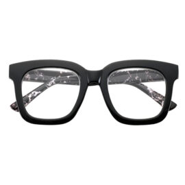 Occhiali per lettura modello 'south carolina nero marmorizzato' + 2,50 El charro