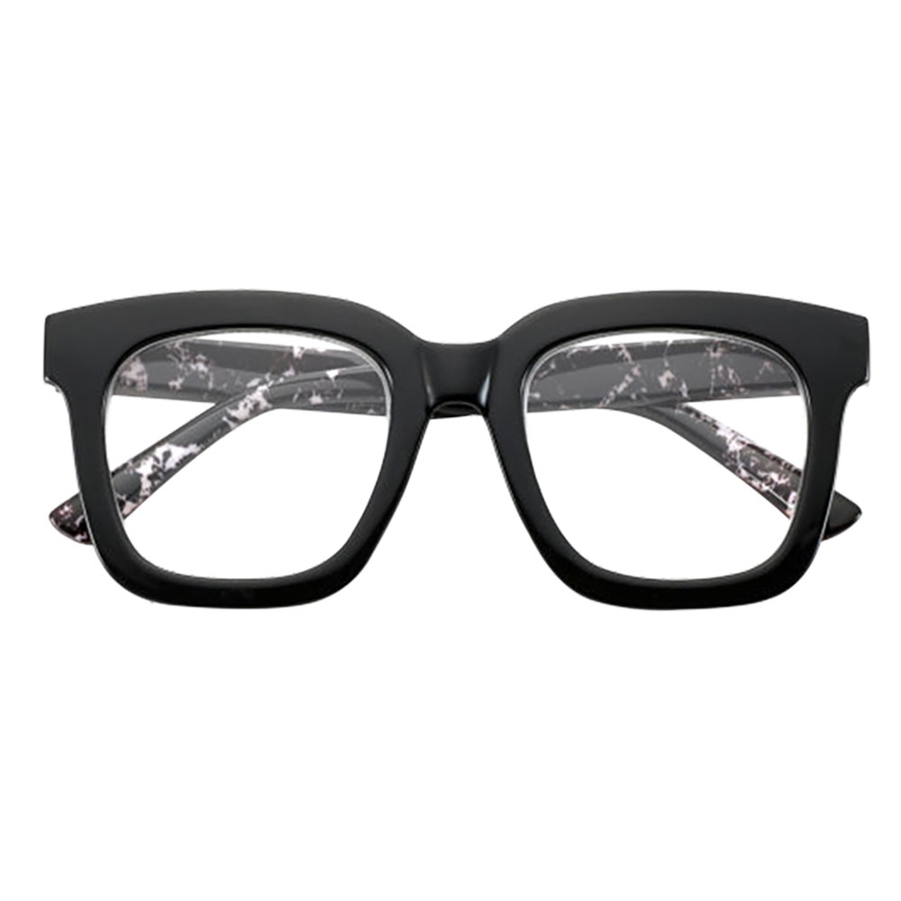 Occhiali per lettura modello ‘south carolina nero marmorizzato’ + 1,0 El charro