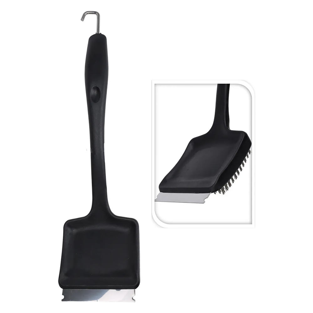 Spazzola per barbecue cm. 8 x 1,8 x 49 Senza marca