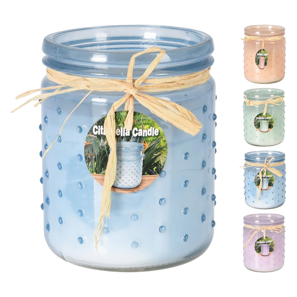 Candela alla citronella cm 10 x 12 Senza marca