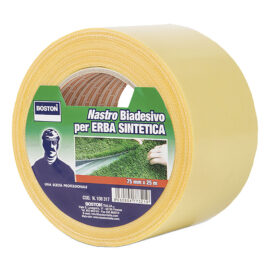 Nastro biadesivo per prato sintetico      mm 75 x mt 25 Boston