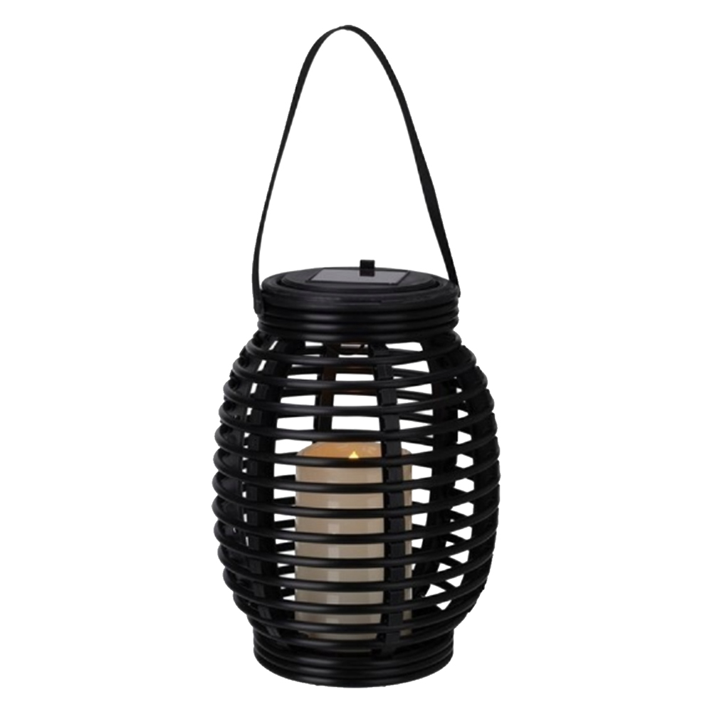 Lanterna solare in plastica colore nero Senza marca