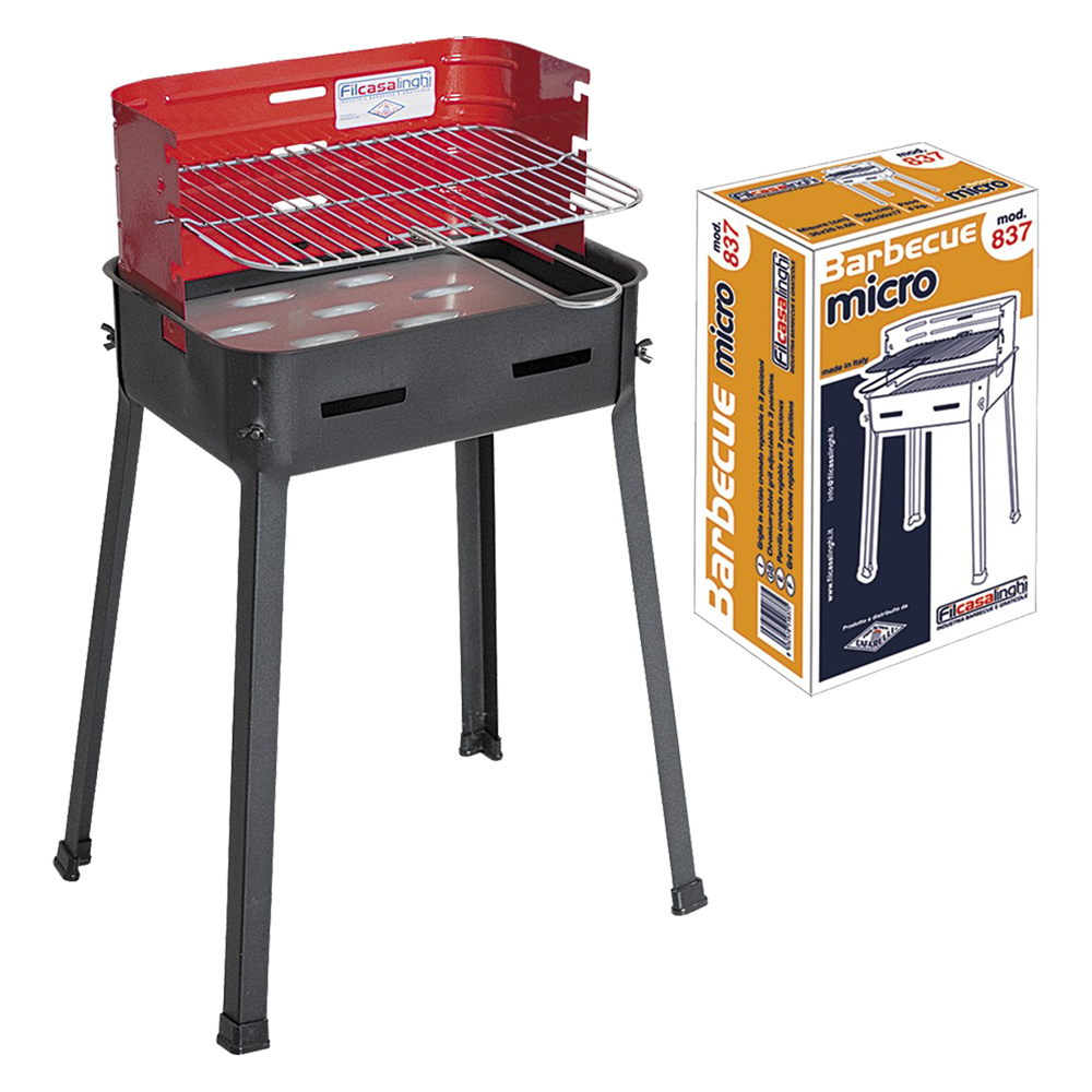 Barbecue rettangolare ‘837 micro’ cm 27 x 37 x h 68 Filcasalinghi