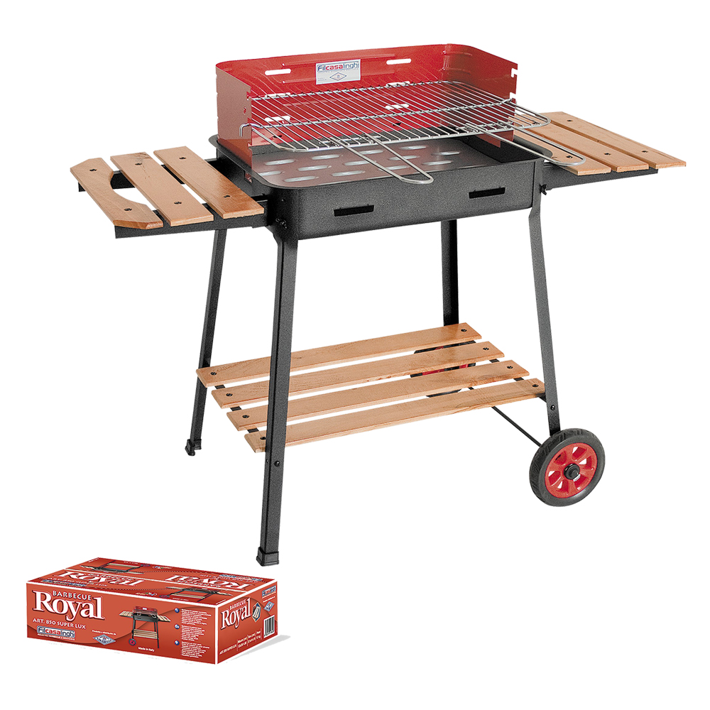 Barbecue rettangolare ‘850 super lux’ cm 53 x 39 x h. 80 Filcasalinghi