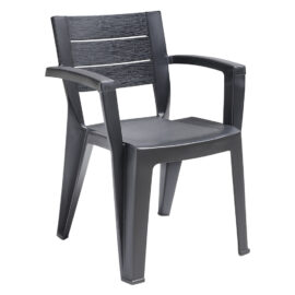 Sedia in polipropilene 'emma' grafite Bica