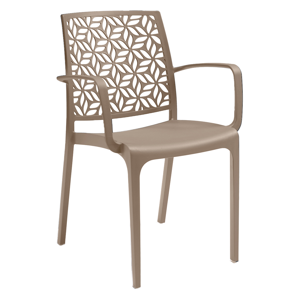 Sedia in polipropilene ‘ninfa armchair’ bianco Bica