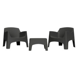 Set da giardino polipropilene 'ibiza terrace' bianco Bica