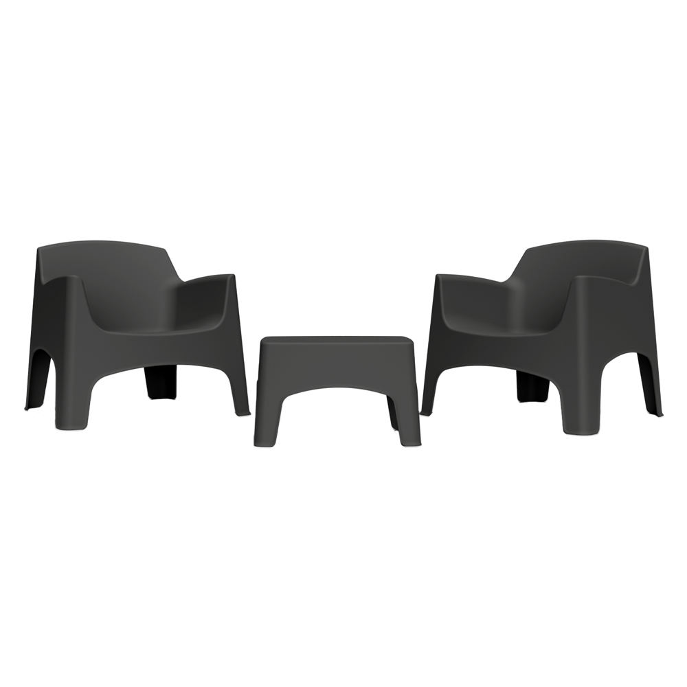 Set da giardino polipropilene ‘ibiza terrace’ bianco Bica