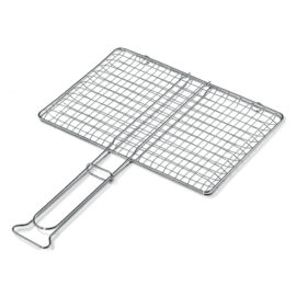 Graticola doppia in acciaio cm 27 x 37 Ompagrill