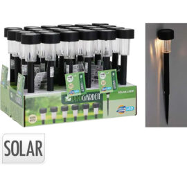 Lampada a energia solare cm 18 x h.55 - corpo nero Senza marca