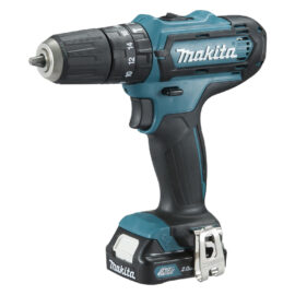 Trapano avvitatore a batteria con percussione 'hp333dsaj' 12v - 2 x 2,0 ah litio Makita