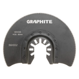 Lama semicircolare per legno mm. 85 Graphite