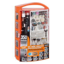 Trapano mini multifunzione in kit 135 w con 350 accessori Pg