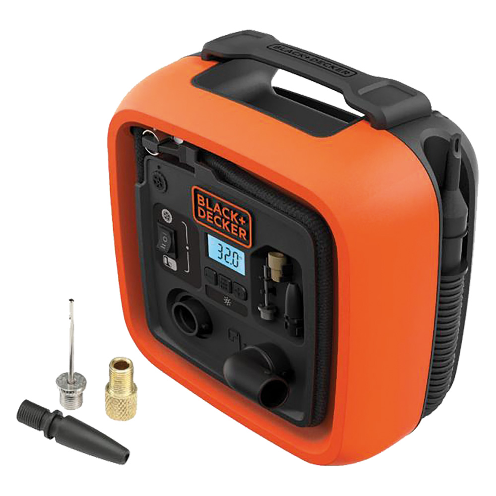 Compressore portatile ‘asi400-xj’ 12v – capacità 160 psi Black decker