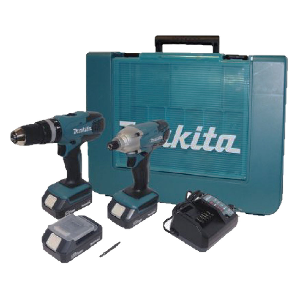 Kit trapani avvitatori a batteria ‘dk18922a01’ kit assemblato 2 pezzi Makita