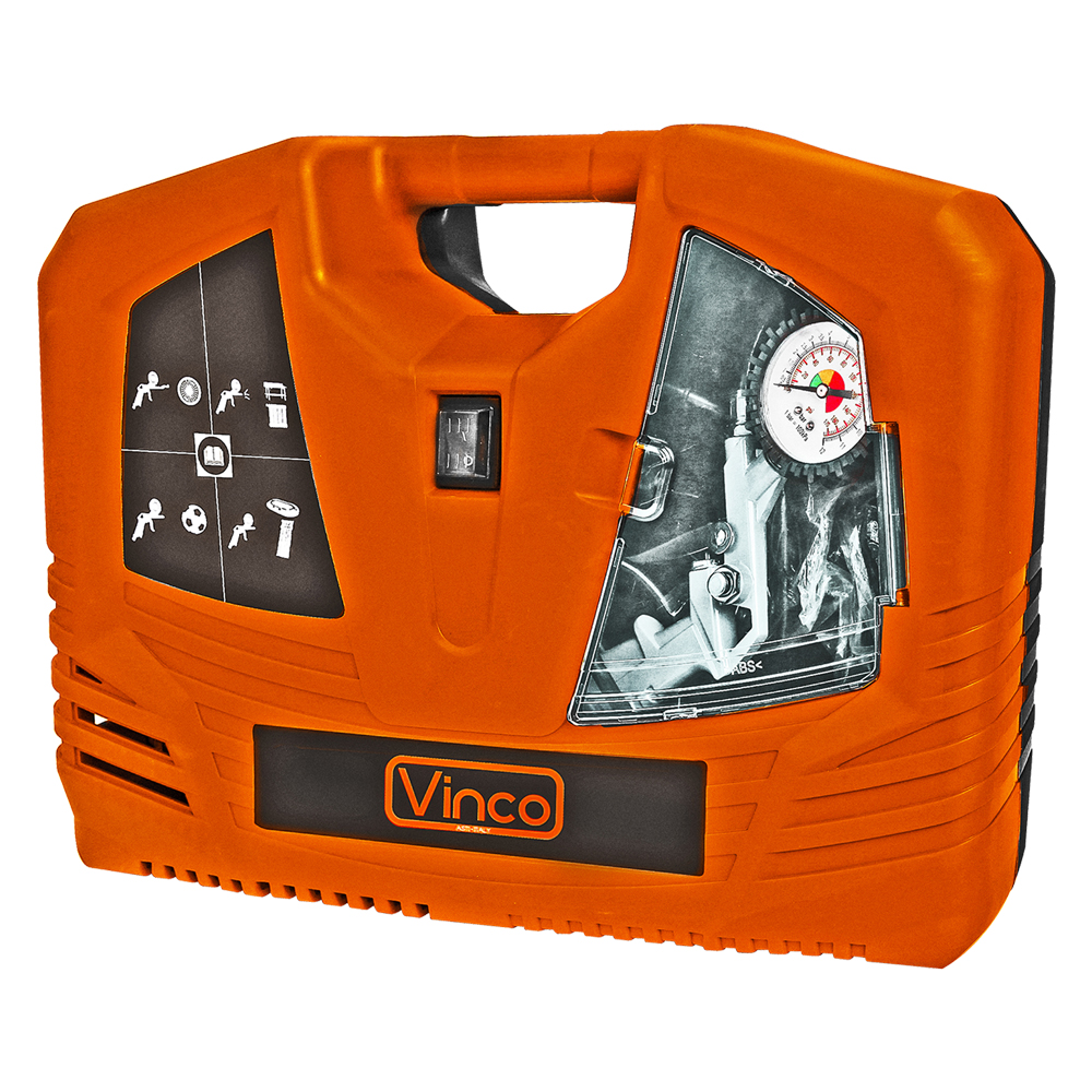 Compressore portatile ‘60709’ 1,3 hp – capacità 180 lt/min. Vinco