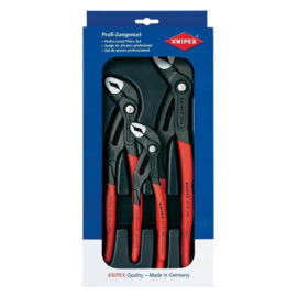 Set pinza poligrip regolabile 'cobra' mm 180 - 250 - 300 Knipex
