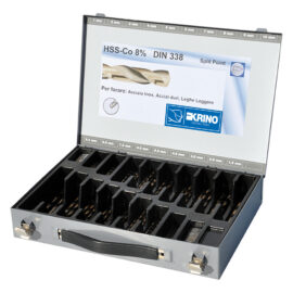 Punte per metallo hss al cobalto 8% cf. 116 pz Krino