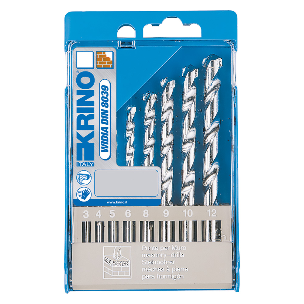 Punte per muro serie al widia cf. 8 pz Krino