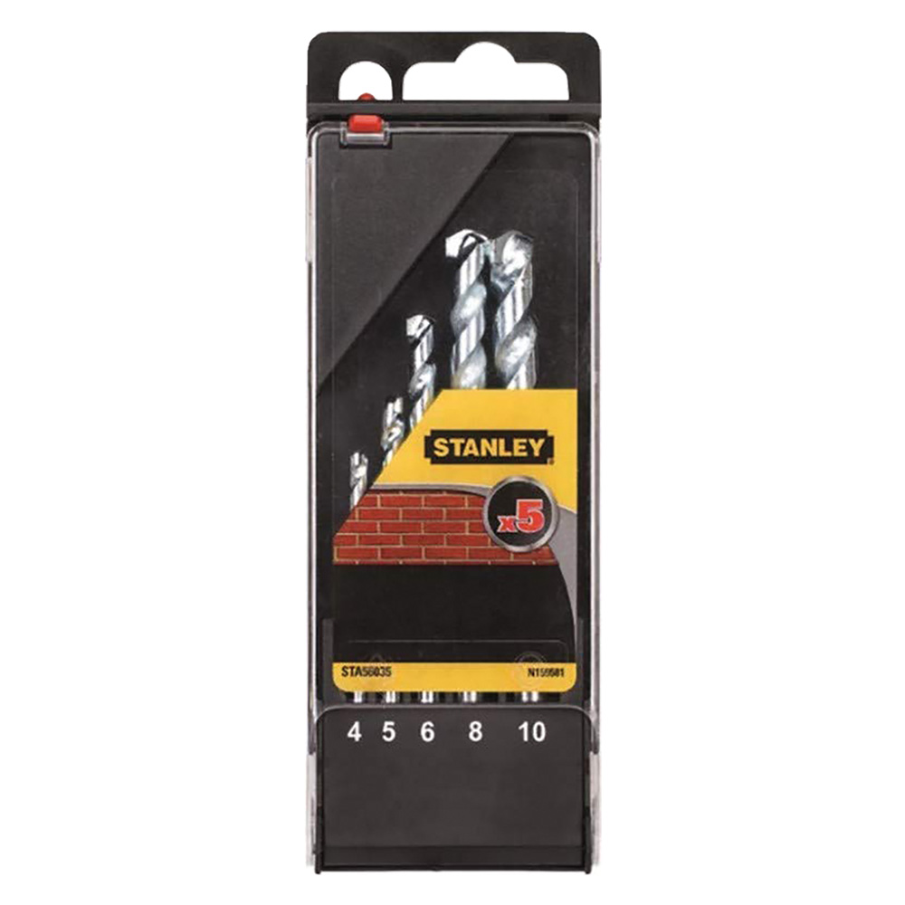 Punta per muro in set set 5 pz (da mm 4 a 10) Stanley