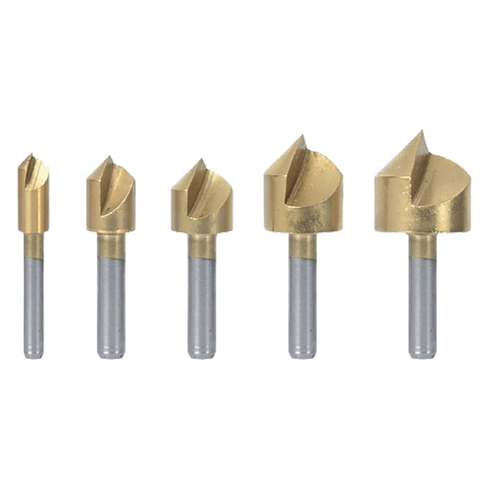 Punte a fresa in set set 5 pezzi Ribimex