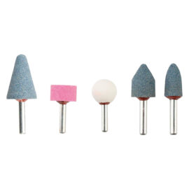 Mole abrasive al corindone set 5 pezzi Toptools