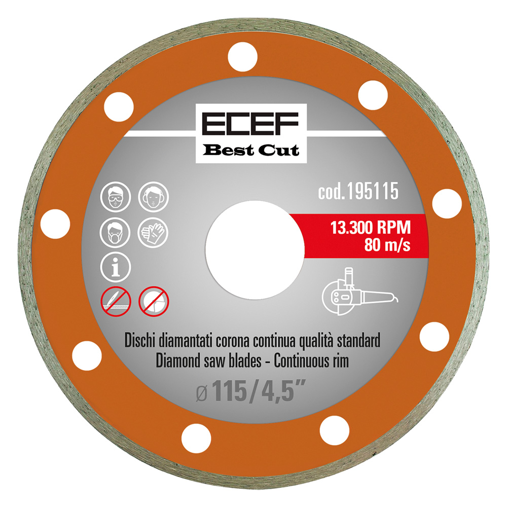 Disco diamantato ø 115 x 2,0 Ecef