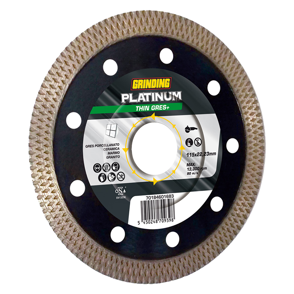 Disco diamantato ‘platinum’ ø 115 x 1,4 Grinding