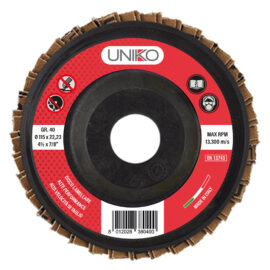 Disco lamellare per ferro ø 115 gr. 60 Uniko