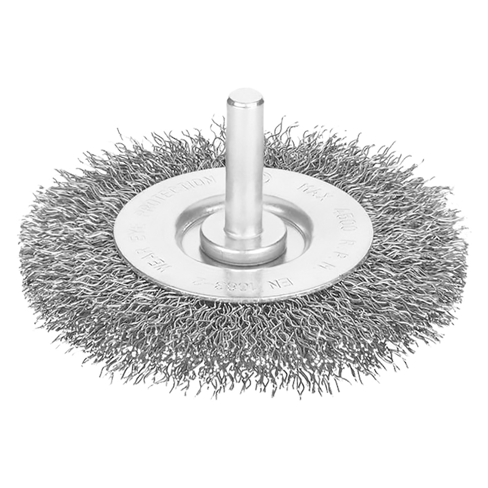 Spazzola circolare con gambo Ø mm  50 – spessore fili 7 mm Stanley