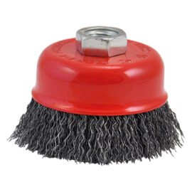Spazzola a tazza per smerigliatrice ø mm  100 foro m 14 Verto