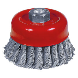 Spazzola a tazza per smerigliatrice ø mm   80 foro m 14 Graphite