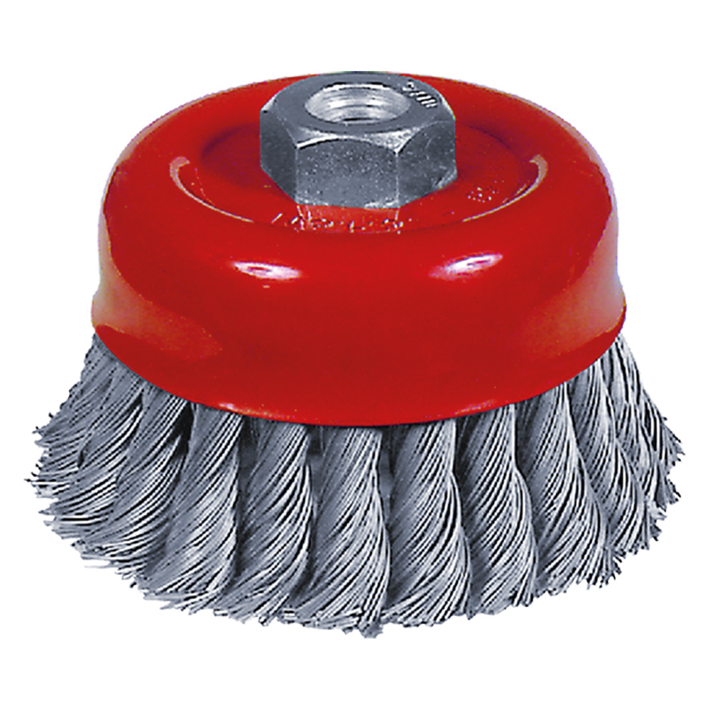 Spazzola a tazza per smerigliatrice ø mm   80 foro m 14 Graphite