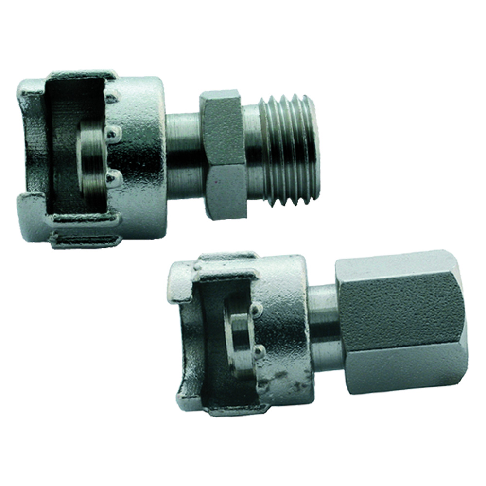 Raccordo con dado fresato f. 3/8 Ani