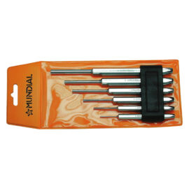 Serie cacciaspine per meccanici 6 pz - Ø 2/3/4/5/6/8 Mundial