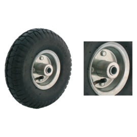 Ruota pneumatica per carrelli 2 mozzi - ø mm 250 Senza marca