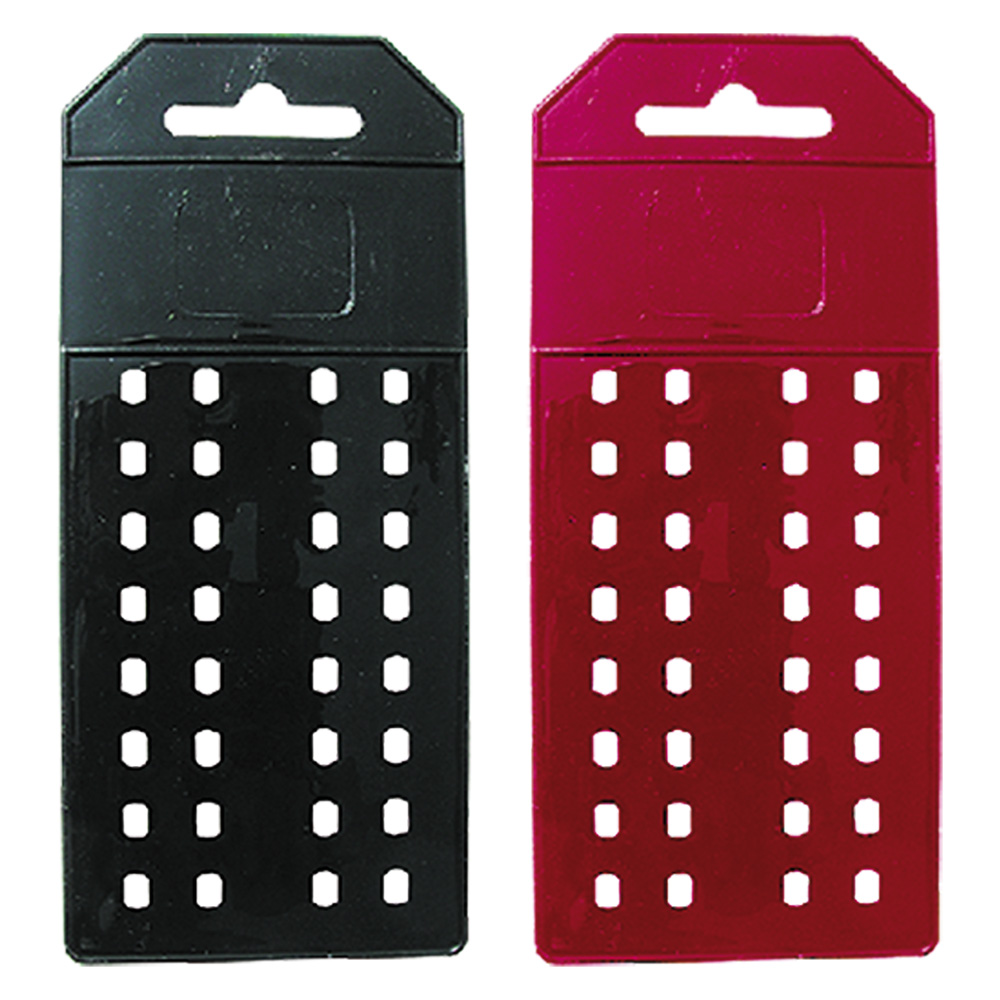 Espositore in polipropilene mm 124 x 46 x 2 col. nero Artplast