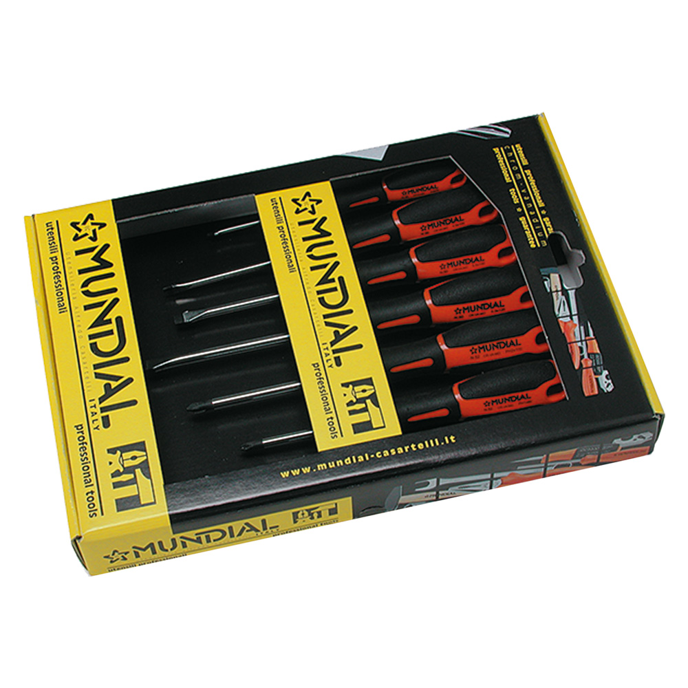 Serie cacciaviti 7 pezzi – art. 64 Mundial