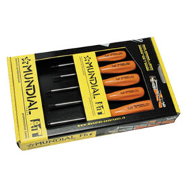 Serie cacciaviti torx con foro 5 pezzi Mundial