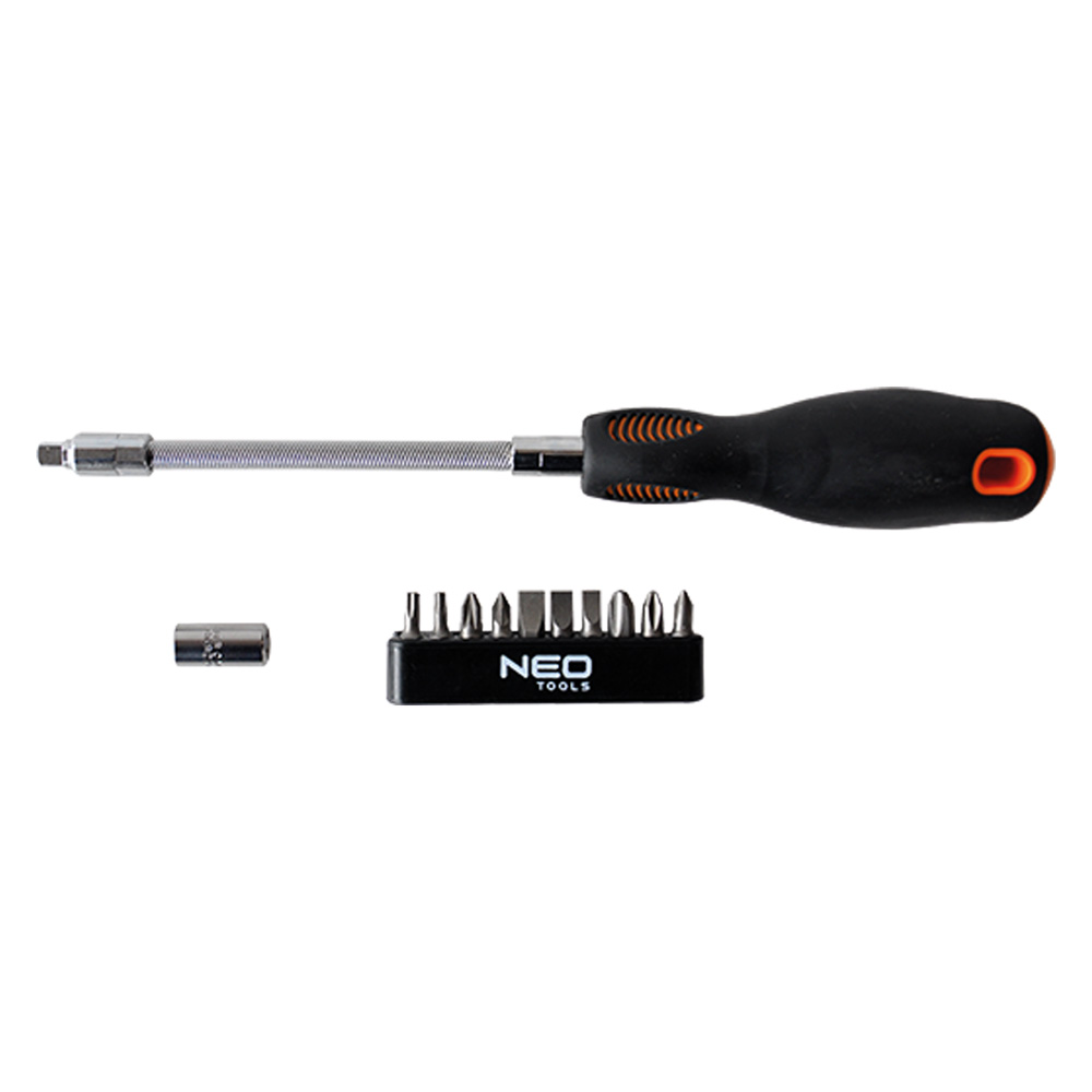 Cacciavite snodabile con 10 inserti Neo